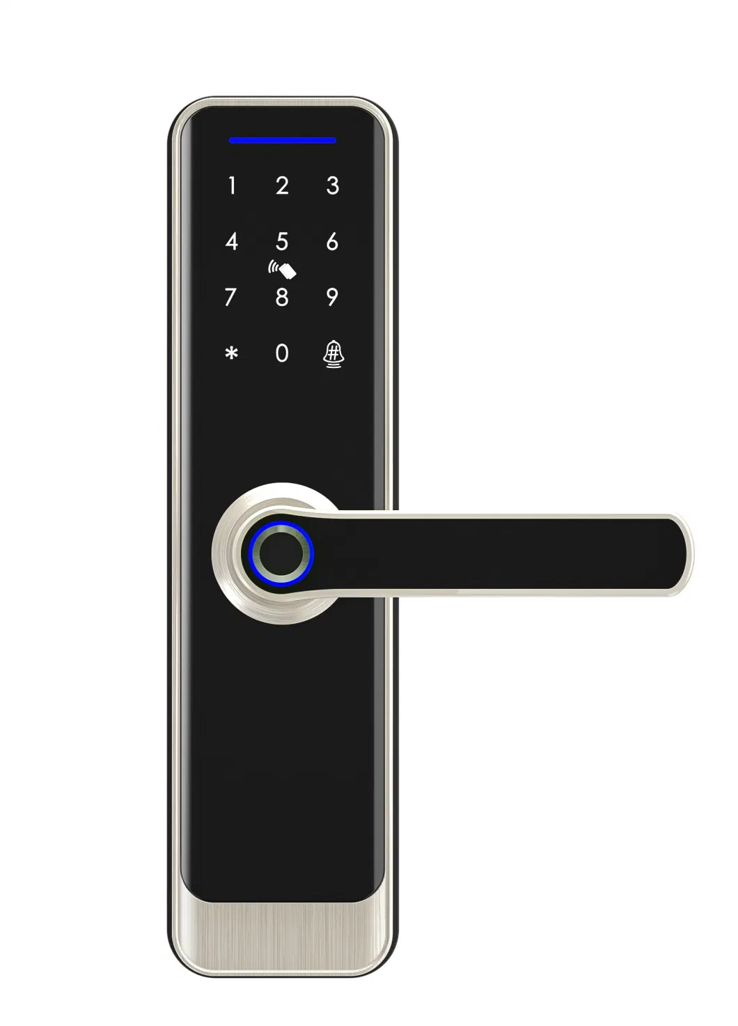 Smart Digital Handle Lock with Fingerprint Password and Tuya Function