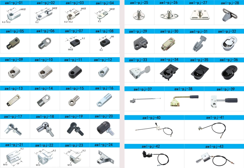 High Quality Air Spring Lockable Gas Spring Furniture Hardware /Medical Bed/Different Applications