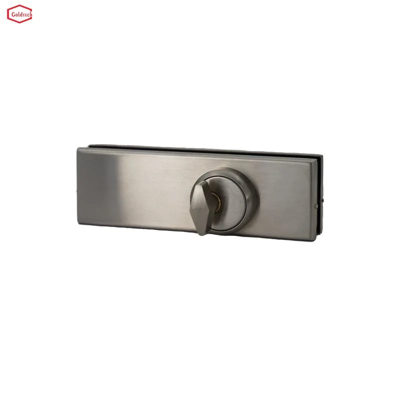 Commercial Swing Glass Door Center Lock Stainless Steel Patch Fitting