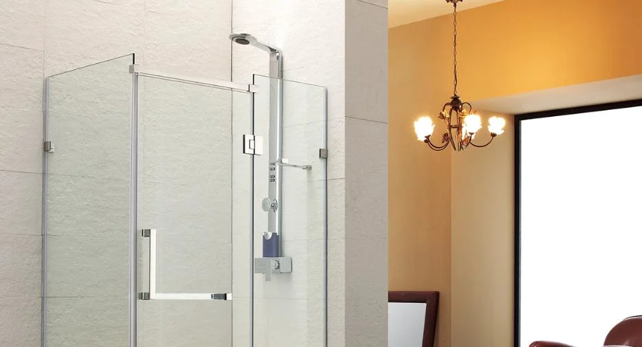 SUS304 Stainless-Steel Bathroom Shower Glass Hardware Manufacturer Heavy Duty Swivel Pivot Adjustable Wall-Mount Glass-to-Glass 90 135 180 Degree Door Hinge