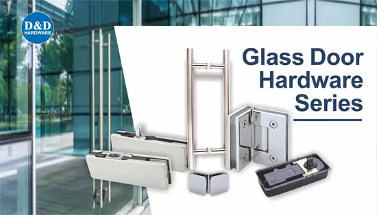 Stainless Steel Glass Door Hardware Clamp Outdoor Frameless Folding Inside Cast Aluminum Bathroom Bath Handrail Shower Door Top Bottom Patch Lock Fitting 