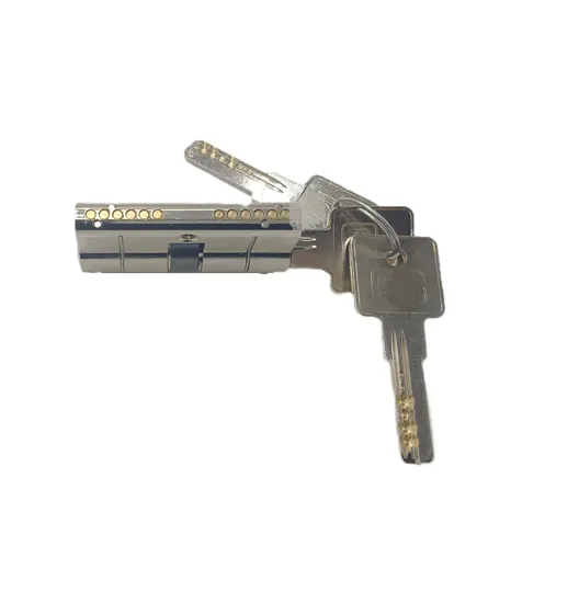 European Standard Brass High Quality Easy Breaken Silver Surface Door Lock Cylinder 
