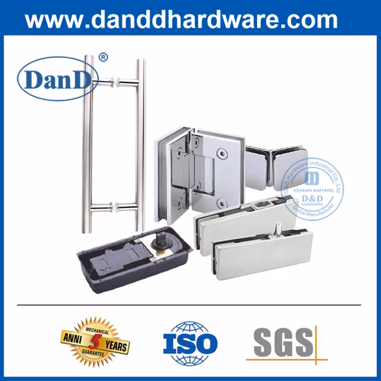 Glass Door Accessories Glass Clamp Stainless Steel Polished Finish Shower Hinge