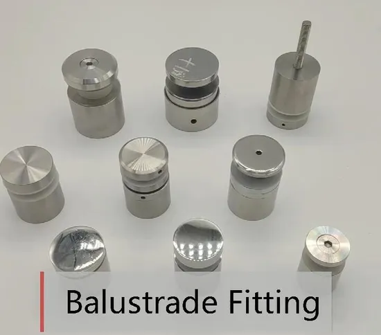 Railing Balcony Frameless Stainless Steel Glass Standoff Hardware 