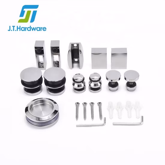 Stainless Steel 304 Frameless Sliding Glass Shower Hardware