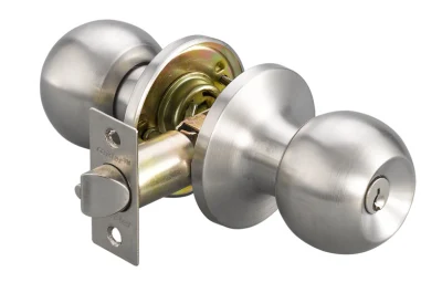Tubular Knob Lockset Door Lock Ball Knob Enty Stainless Steel