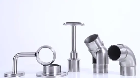 Stainless Steel Handrail Post Kits Glass Balustrade Hardware Modern Design for Balcony Railing 