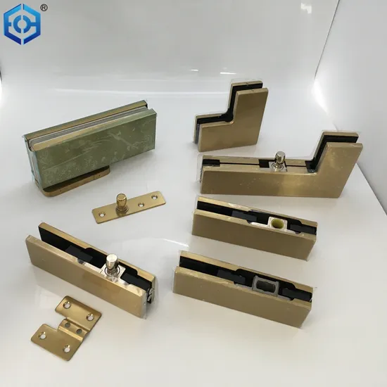 Ech Stainless Steel Frameless Glass Door Bottom Patch Fitting 