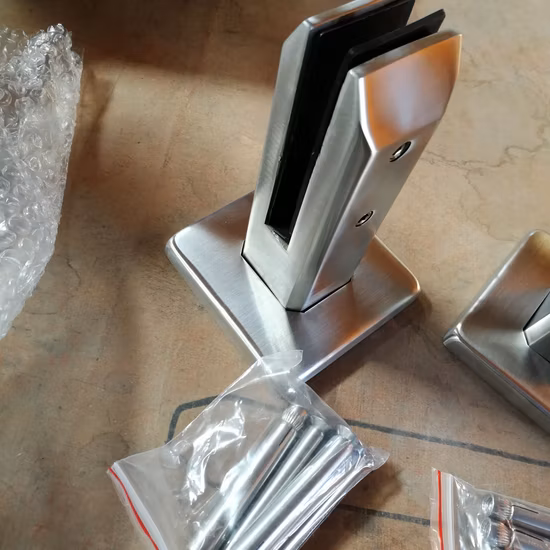 Stainless Steel Stair Frameless Aluminium 12mm Tempered Glass Balcony Spigot Railing Price